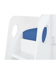 Julian Bowen White Nebula Gaming Bed With Desk - Image 4 of 7