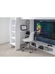 Julian Bowen White Nebula Gaming Bed With Desk - Image 7 of 7