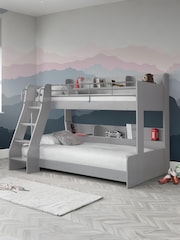 Julian Bowen Light Grey Domino Triple Sleeper - Image 1 of 6
