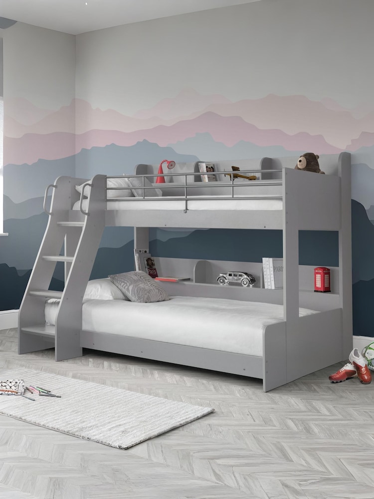 Julian Bowen Light Grey Domino Triple Sleeper - Image 1 of 6