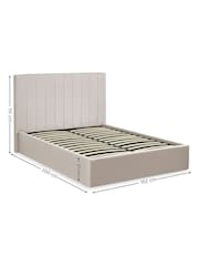 Julian Bowen Oatmeal Aylen Ottoman Storage Bed - Image 6 of 6