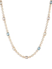 Lauren Ralph Lauren Gold Tone Multi Stone Necklace - Image 1 of 2