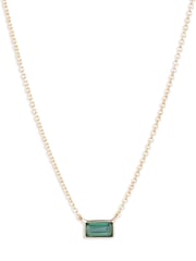 Lauren Ralph Lauren Gold Tone Erinite Baguette Pendant - Image 1 of 2