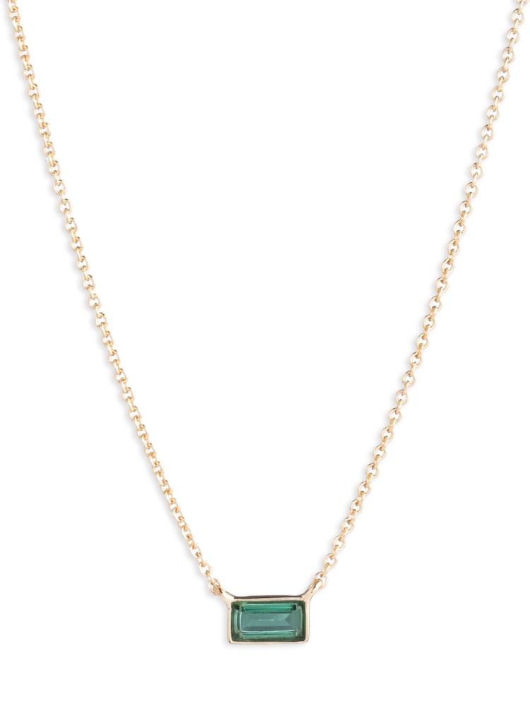 Lauren Ralph Lauren Gold Tone Erinite Baguette Pendant - Image 1 of 2