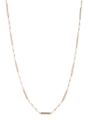 Lauren Ralph Lauren Gold Tone Pearl Linear Necklace - Image 1 of 1