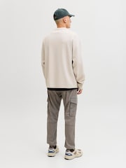 JACK & JONES Grey Cargo Trousers - Image 3 of 4