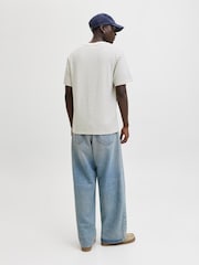 JACK & JONES Striped Knitted T-Shirt - תמונה 2 מתוך 7