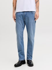 JACK & JONES Blue Regular Fit Clark Jeans - Image 4 of 5