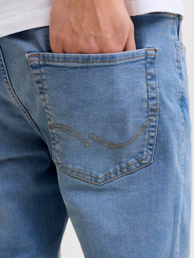 JACK & JONES Blue Regular Fit Clark Jeans - Image 5 of 5 JACK & JONES Blue Regular Fit Clark Jeans - Image 5 of 5