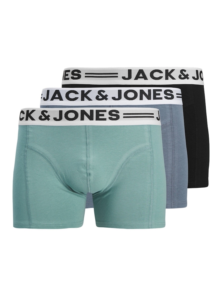 JACK & JONES Blue Trunks 3-Pack - Image 1 of 5