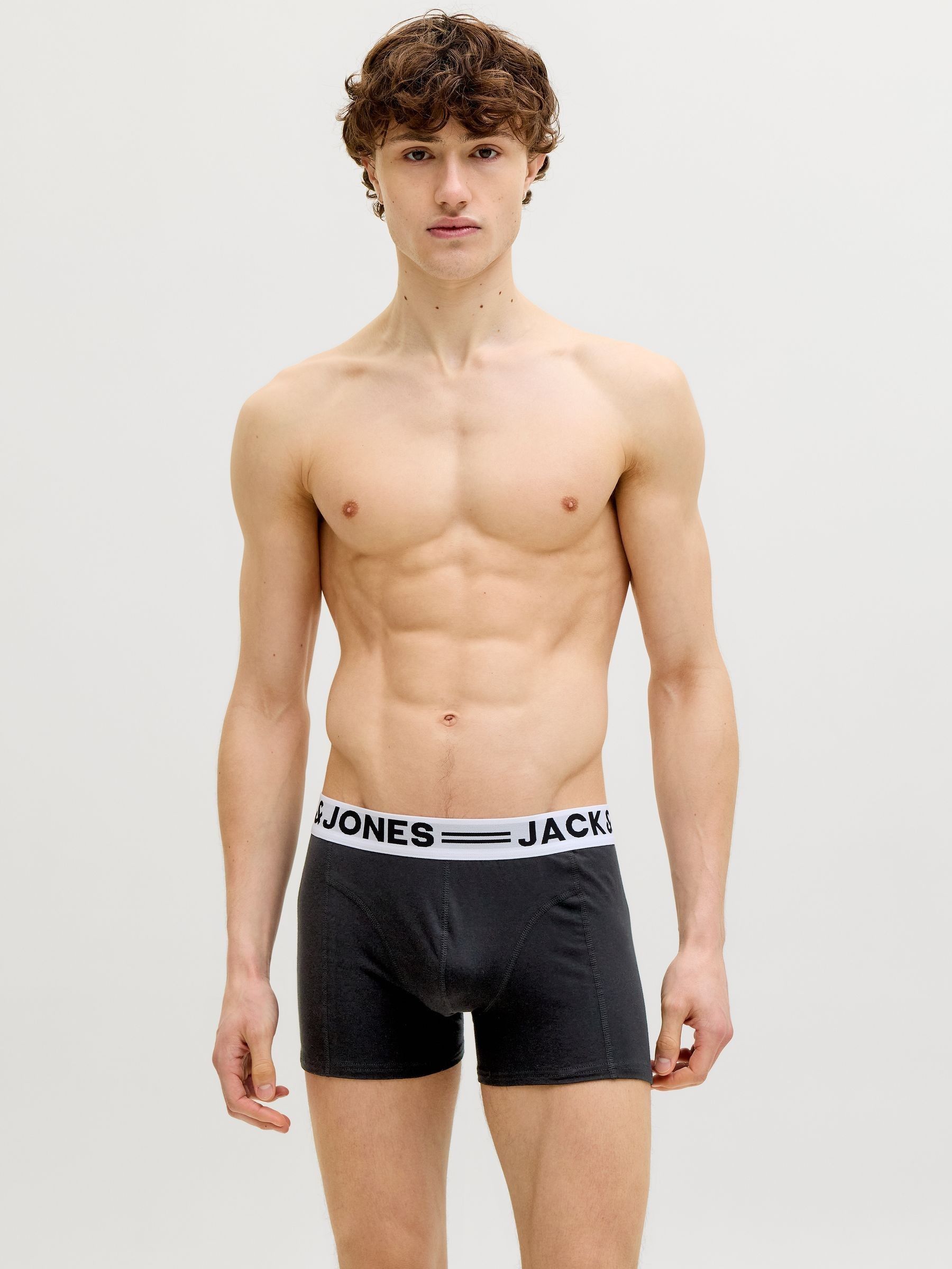 Buy JACK & JONES Blue Boxers 3 Pack from the Next UK online shop