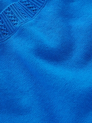 Boden Blue Emilia Cotton Crew Neck T-Shirt - Image 6 of 6