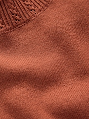 Boden Brown Emilia Cotton Crew Jumper - Image 6 of 6