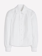 Boden White Cara Cotton Shirt - Image 5 of 5