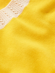Boden Yellow Emilia Cotton Crew T-Shirt - Image 6 of 6
