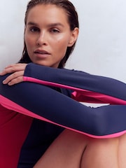 Boden Blue Sun Safe Raglan Rash Vest - Image 4 of 6