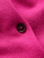 Boden Pink Emilia Cotton Cropped Cardigan - Image 6 of 6