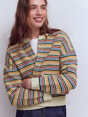 Boden Cream Maya Zip-up Jacket - Image 1 of 8