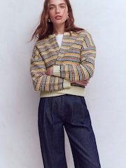 Boden Cream Maya Zip-up Jacket - Image 4 of 8