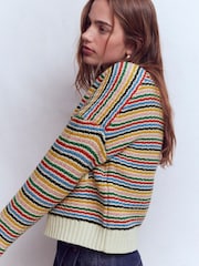 Boden Cream Maya Zip-up Jacket - Image 5 of 8