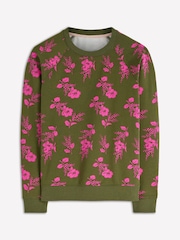 Boden Green Rosa Printed Sweatshirt - Image 4 of 4
