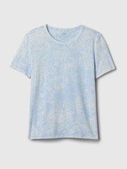Gap Blue Cotton Short Sleeve Vintage Crew Neck T-Shirt - Image 4 of 4