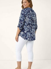 Roman Curve Puff Print Stretch Shirt - Imagen 4 de 5