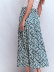 Boden Blue Rosaline Jersey Skirt - Image 3 of 5