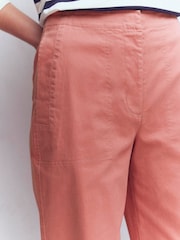 Boden Pink Straight Taper Trousers - Image 2 of 5
