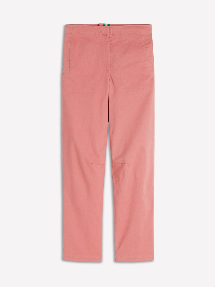 Boden Pink Straight Taper Trousers - Image 5 of 5