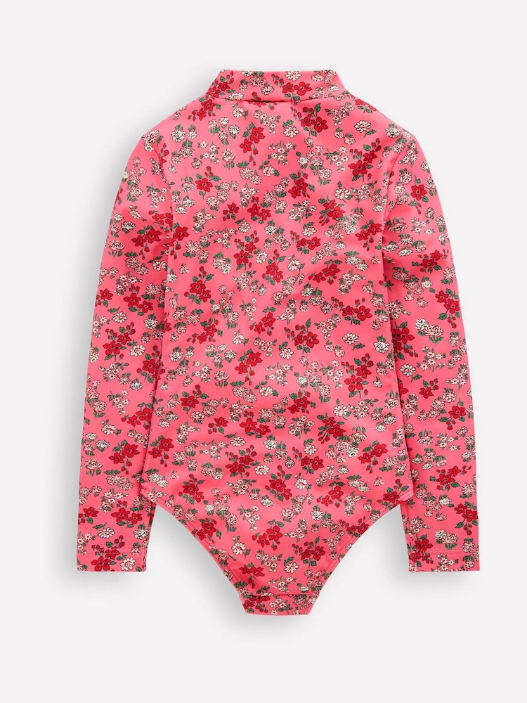 Boden Pink Long Sleeve Swimsuit - Image 2 of 3