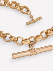 Boden Tone Chunky T-bar Chain Necklace - 圖片 2/3