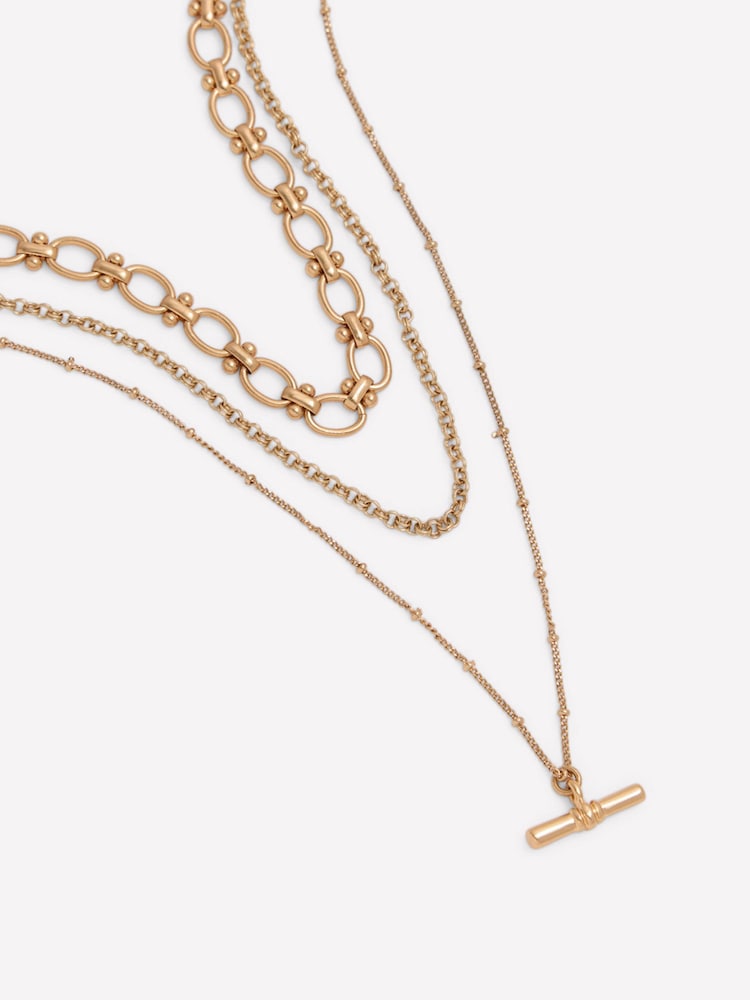 Boden Tone Layering Necklace - 圖片 3/3