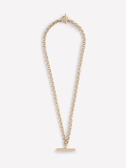 Boden Gold Tone T-Bar Chain Necklace - Image 1 of 3