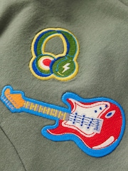 Boden Green Badge Joggers - Image 3 of 3