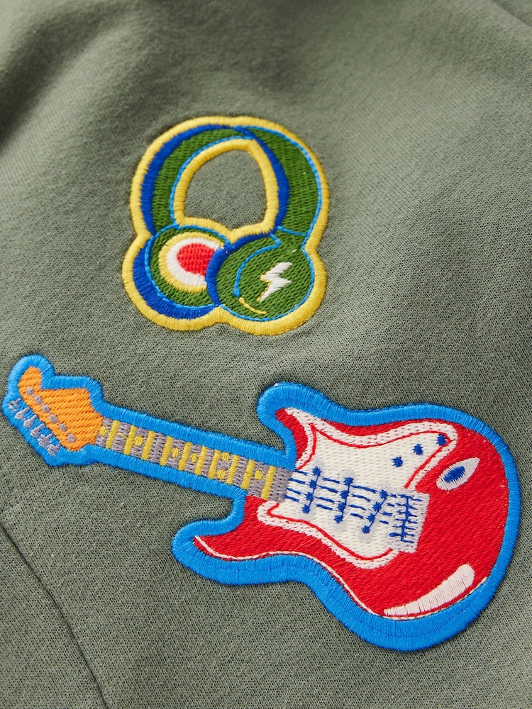 Boden Green Badge Joggers - Image 3 of 3