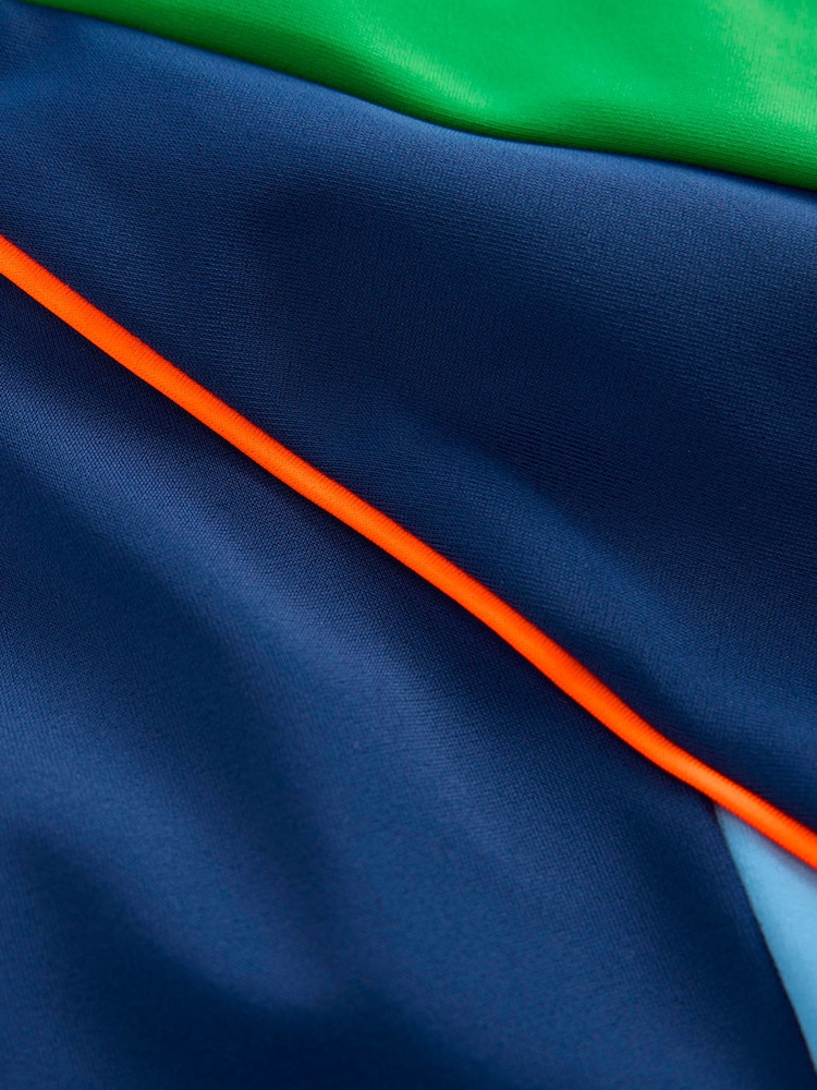 Boden Green Sun Safe Col Block Rash Vest - Image 3 of 3