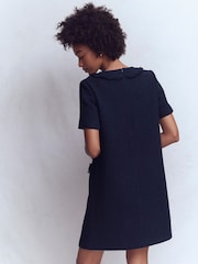 Boden Blue Evita Cotton Shift Dress - Image 3 of 5