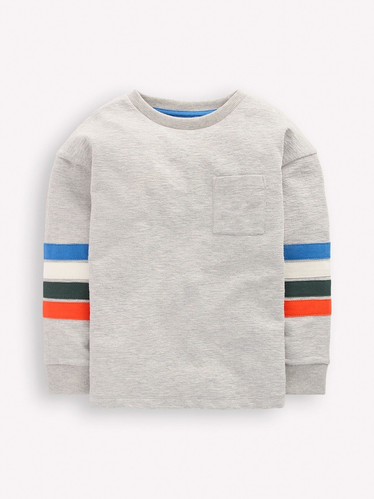 Boden Grey Relaxed Mid-weight T-Shirt - Image 1 of 3