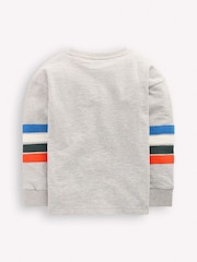 Boden Grey Relaxed Mid-weight T-Shirt - Image 2 of 3