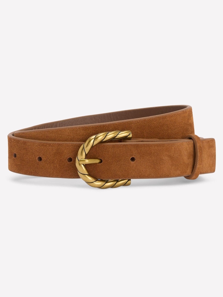 Boden Brown Twist Buckle Belt - Image 1 of 3