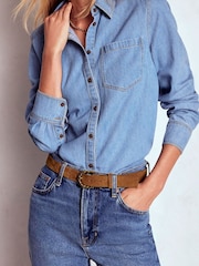 Boden Brown Twist Buckle Belt - Image 3 of 3