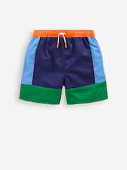 Boden Blue Swim Shorts - Image 1 of 3