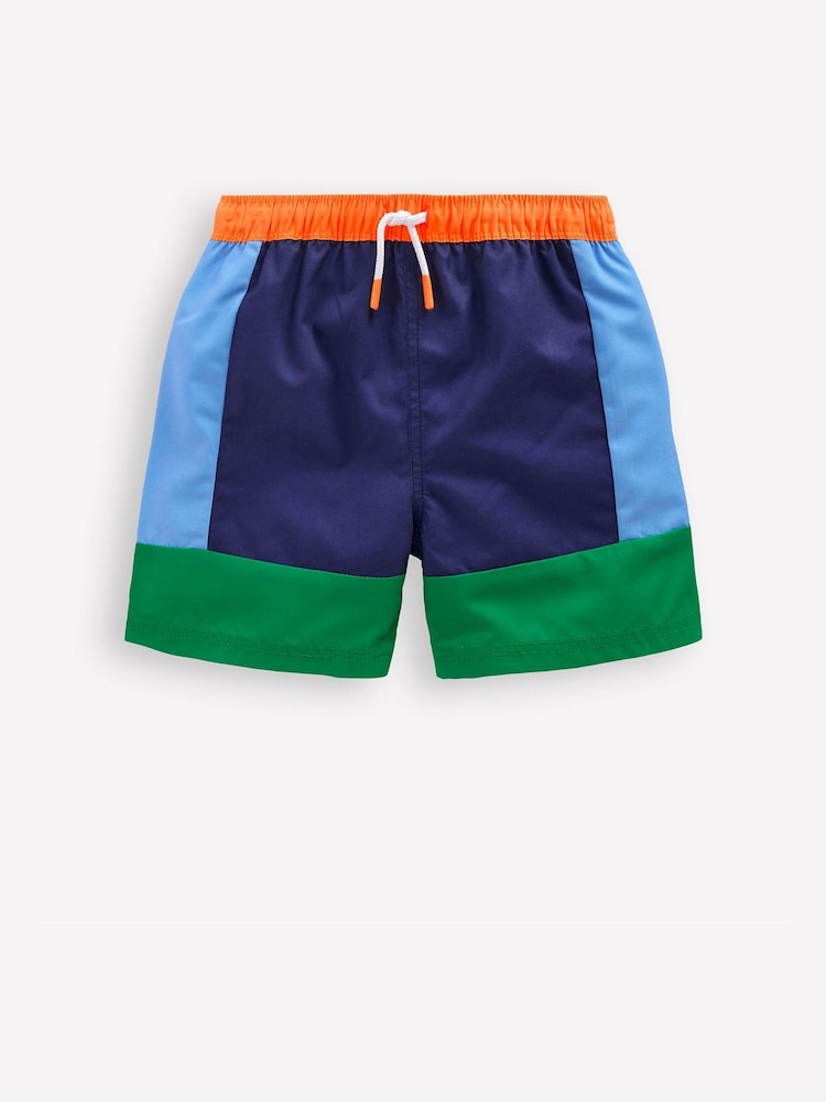 Boden Blue Swim Shorts - Image 1 of 3 Boden Blue Swim Shorts - Image 1 of 3