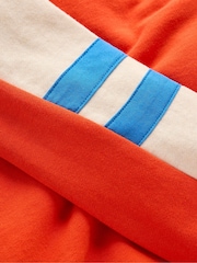Boden Red Colourblock Sleeve Sweatshirt - Image 7 of 7