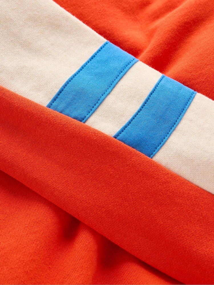 Boden Red Colourblock Sleeve Sweatshirt - Image 7 of 7 Boden Red Colourblock Sleeve Sweatshirt - Image 7 of 7