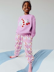 Boden Purple Fun Joggers - Image 1 of 4