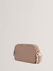 Ted Baker Grey Lucelee Webbing Leather Cross-Body Bag - Image 3 of 5