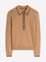 Boden Brown Liz Henley Jumper - Image 5 of 6