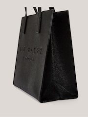 Ted Baker Black SEACON Crosshatch Small Icon Bag - Image 3 of 5